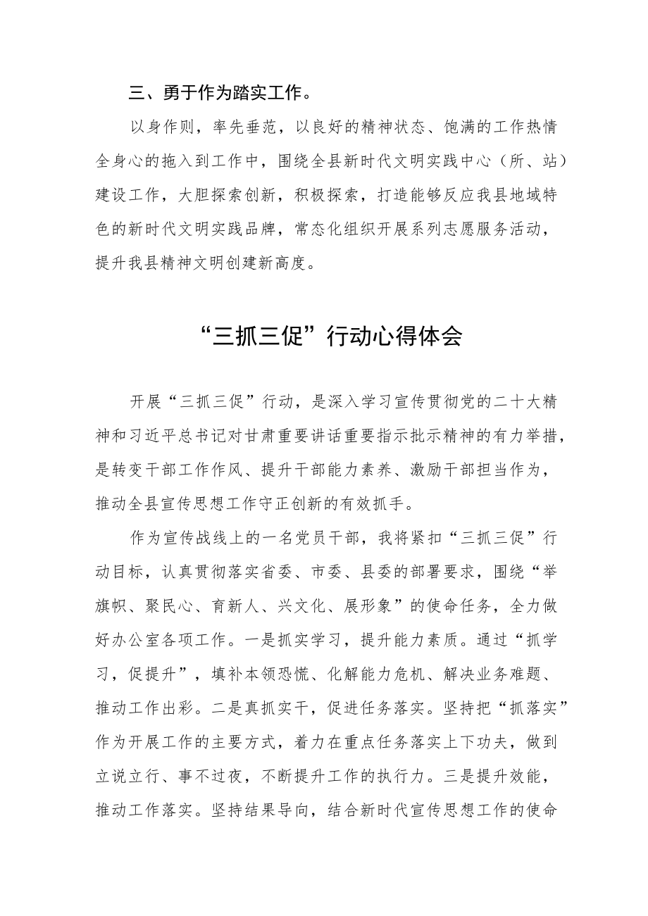 三抓三促行动心得体会三篇.docx_第2页