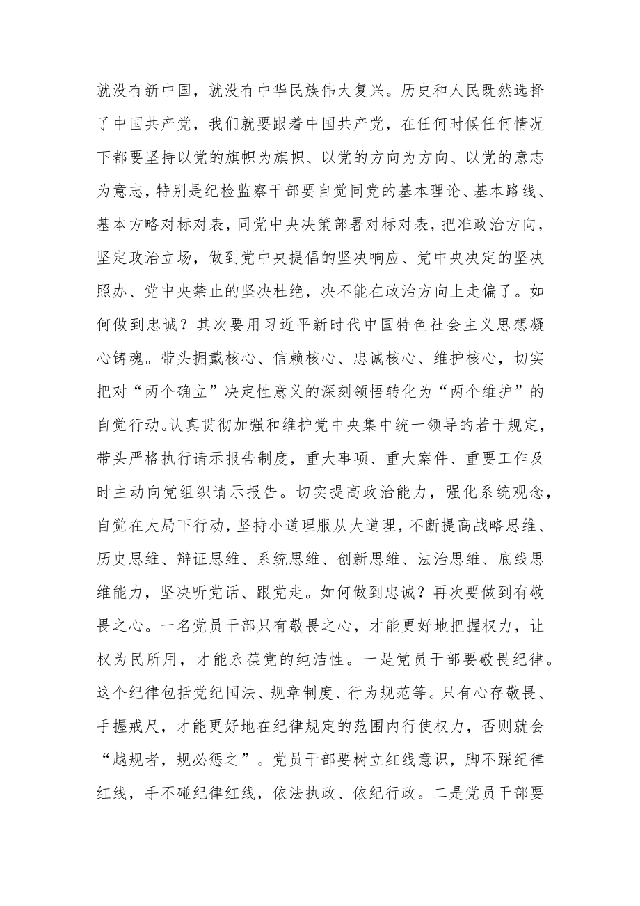 2023年纪检监察干部队伍教育整顿专题学习心得体会 五篇.docx_第3页