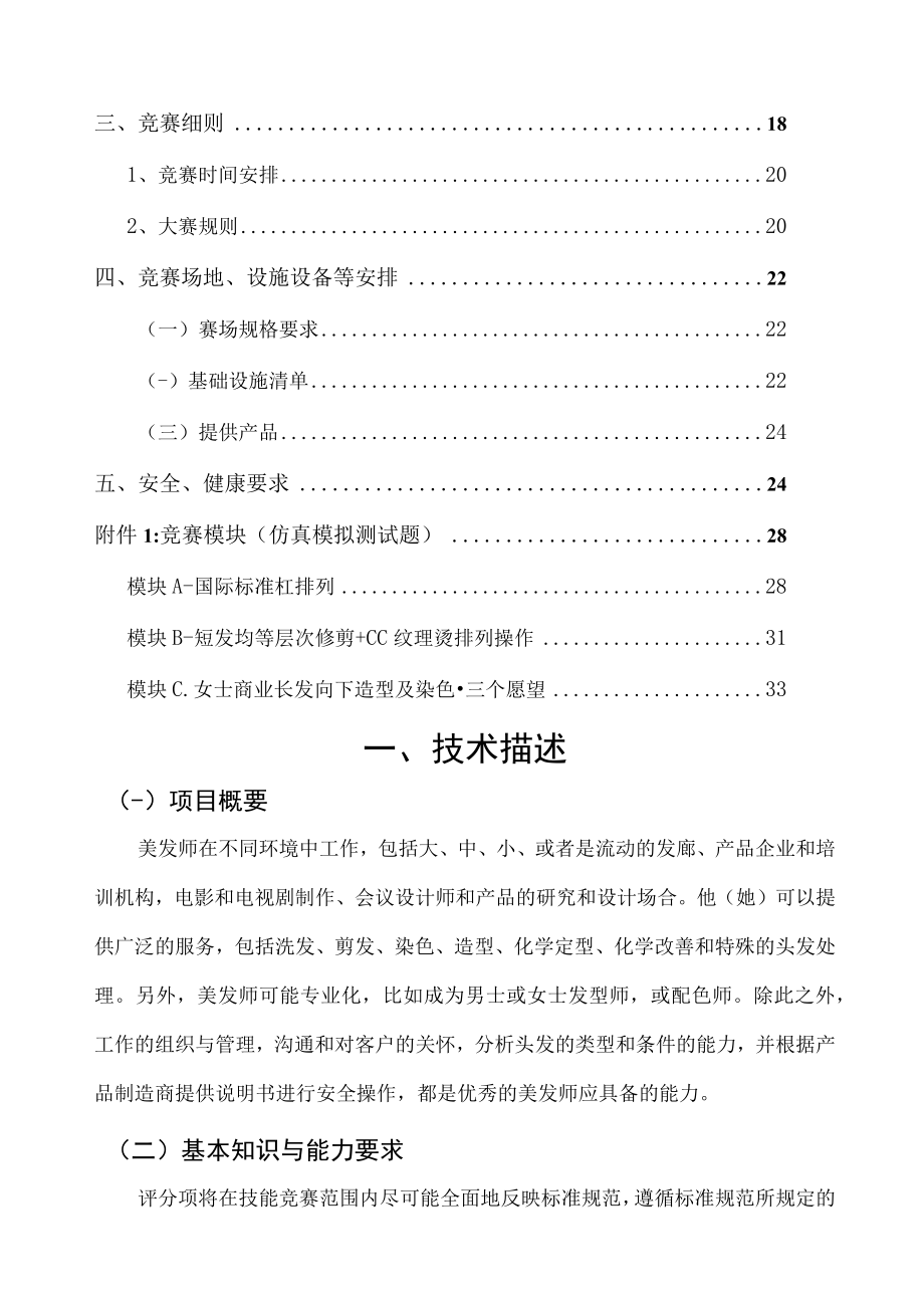 20-美发项目技术工作文件-河南省济源示范区第一届职业技能大赛技术文件.docx_第2页