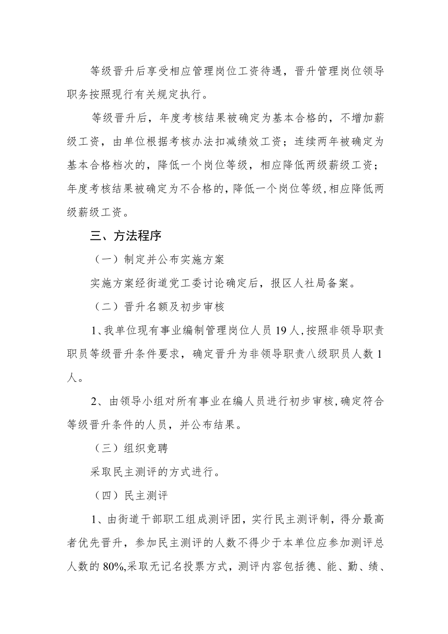 事业单位管理岗位非领导岗位职责职员等级晋升竞聘实施方案.docx_第3页