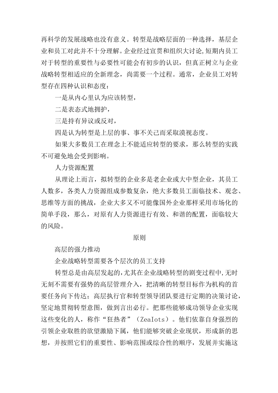 集团公司企业战略转型风险与应对.docx_第2页