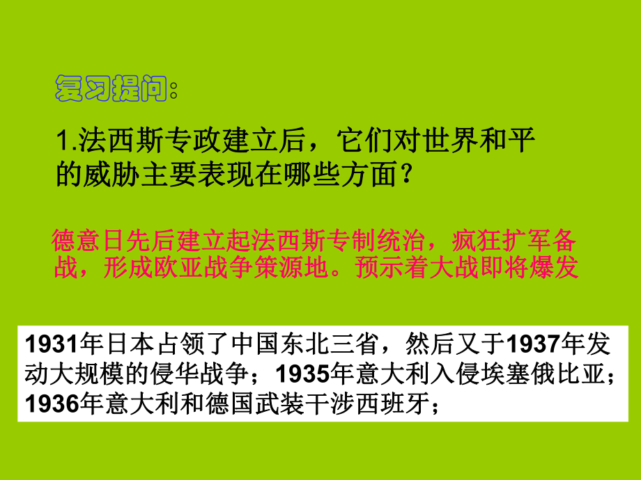 课件第二次世界大战的爆发精品教育.ppt_第2页