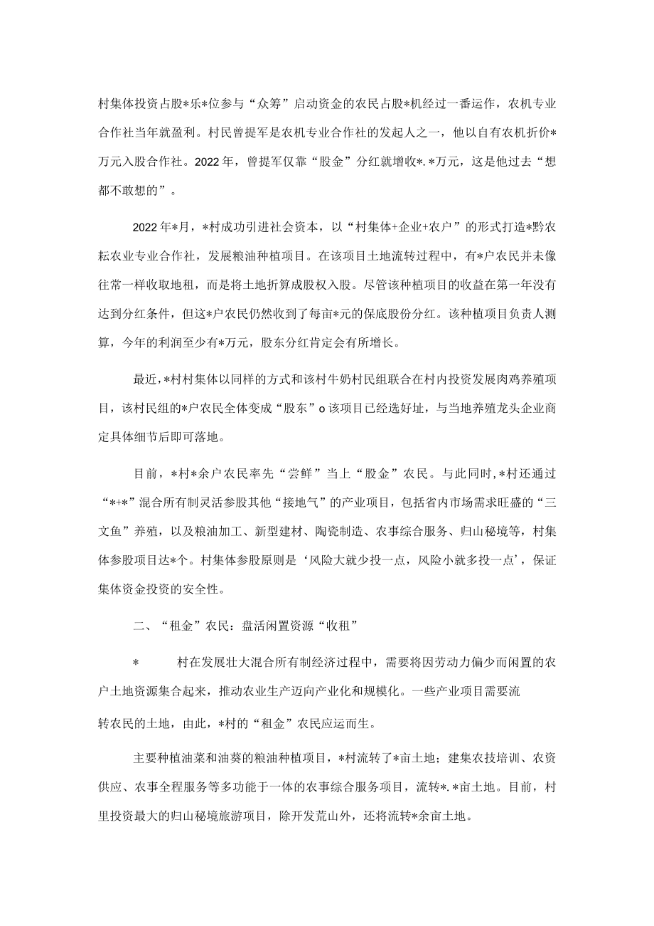 关于村探索乡村振兴新路调查报告.docx_第2页