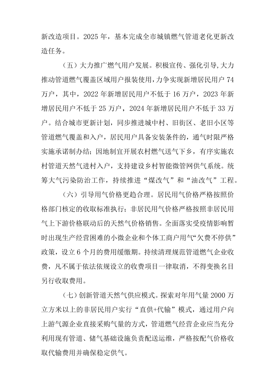 关于加快推动管道燃气高质量发展三年行动方案.docx_第3页