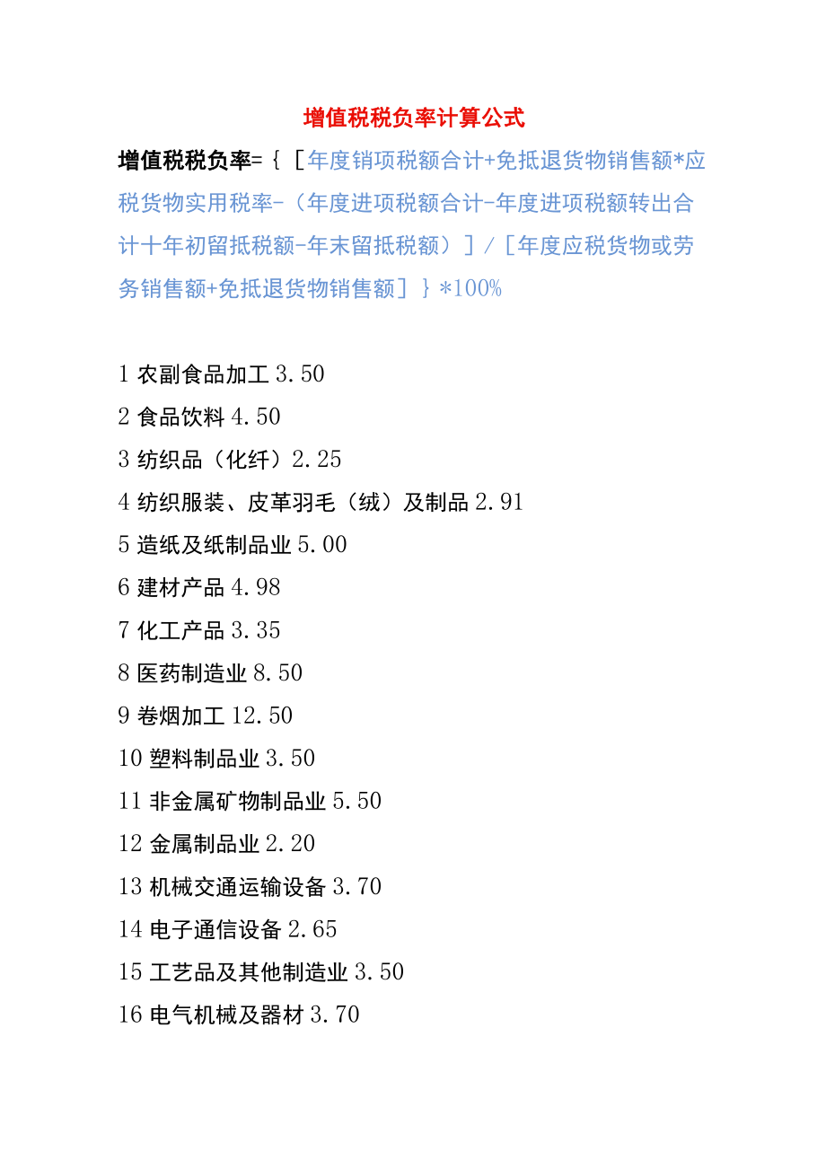 增值税税负率计算公式.docx_第1页
