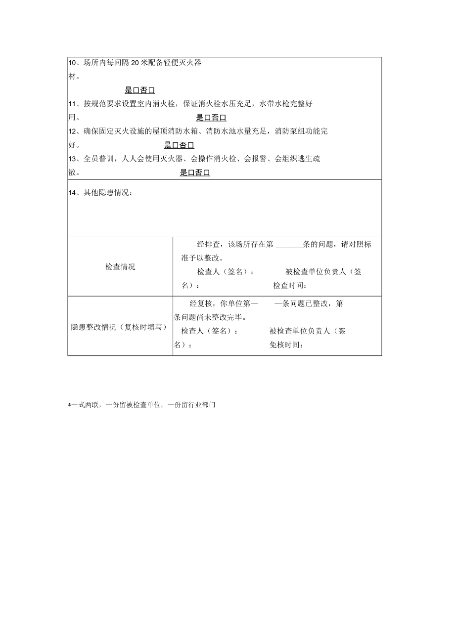 社会单位消防排查(自查)登记表.docx_第2页