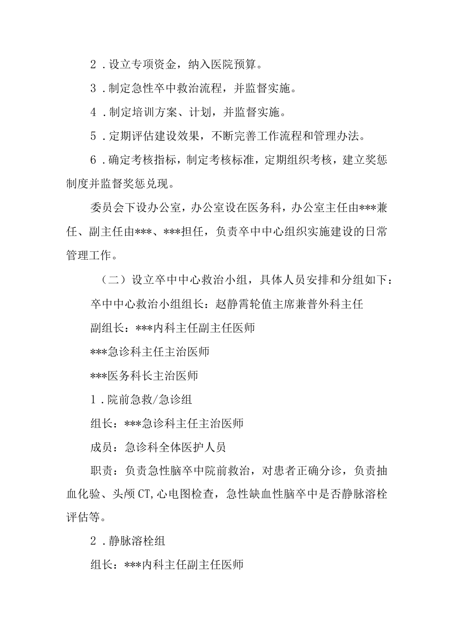 医院卒中中心建设方案（试行）.docx_第3页