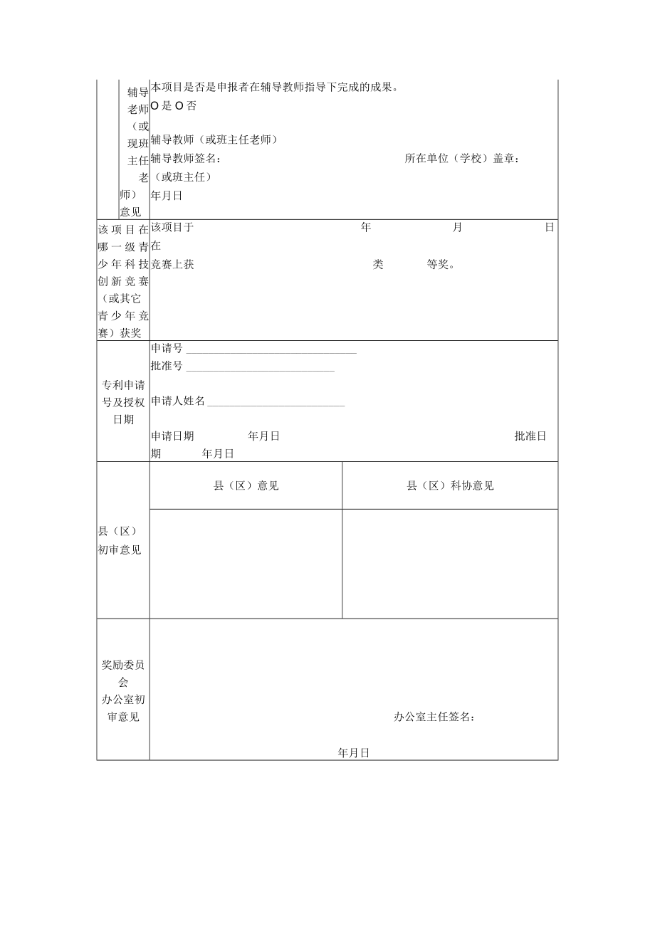 青少年科技创新成果市长奖申请表.docx_第2页