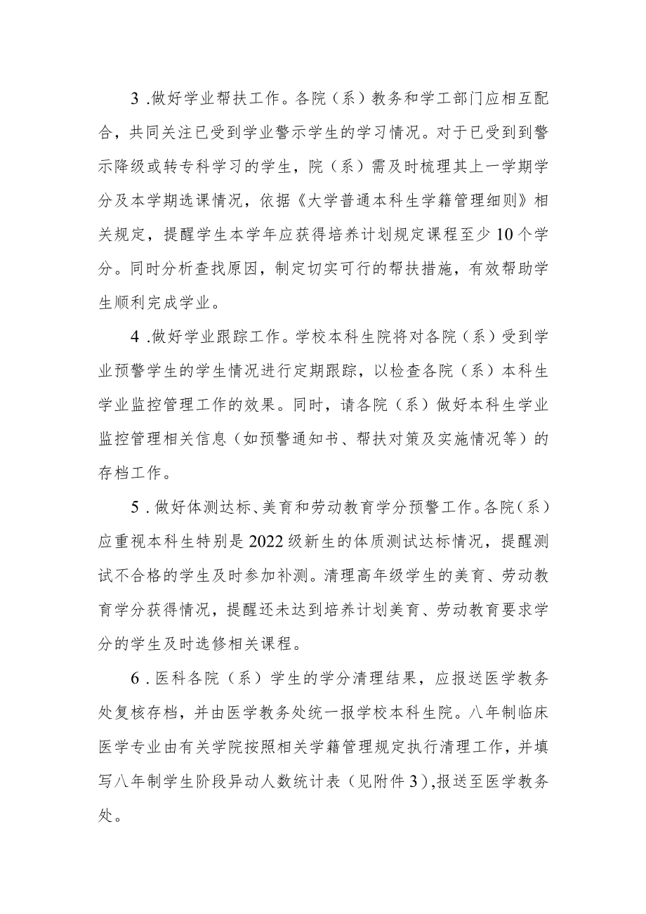 关于做好2022-2023学年春季学期本科生学业预警工作的通知.docx_第2页