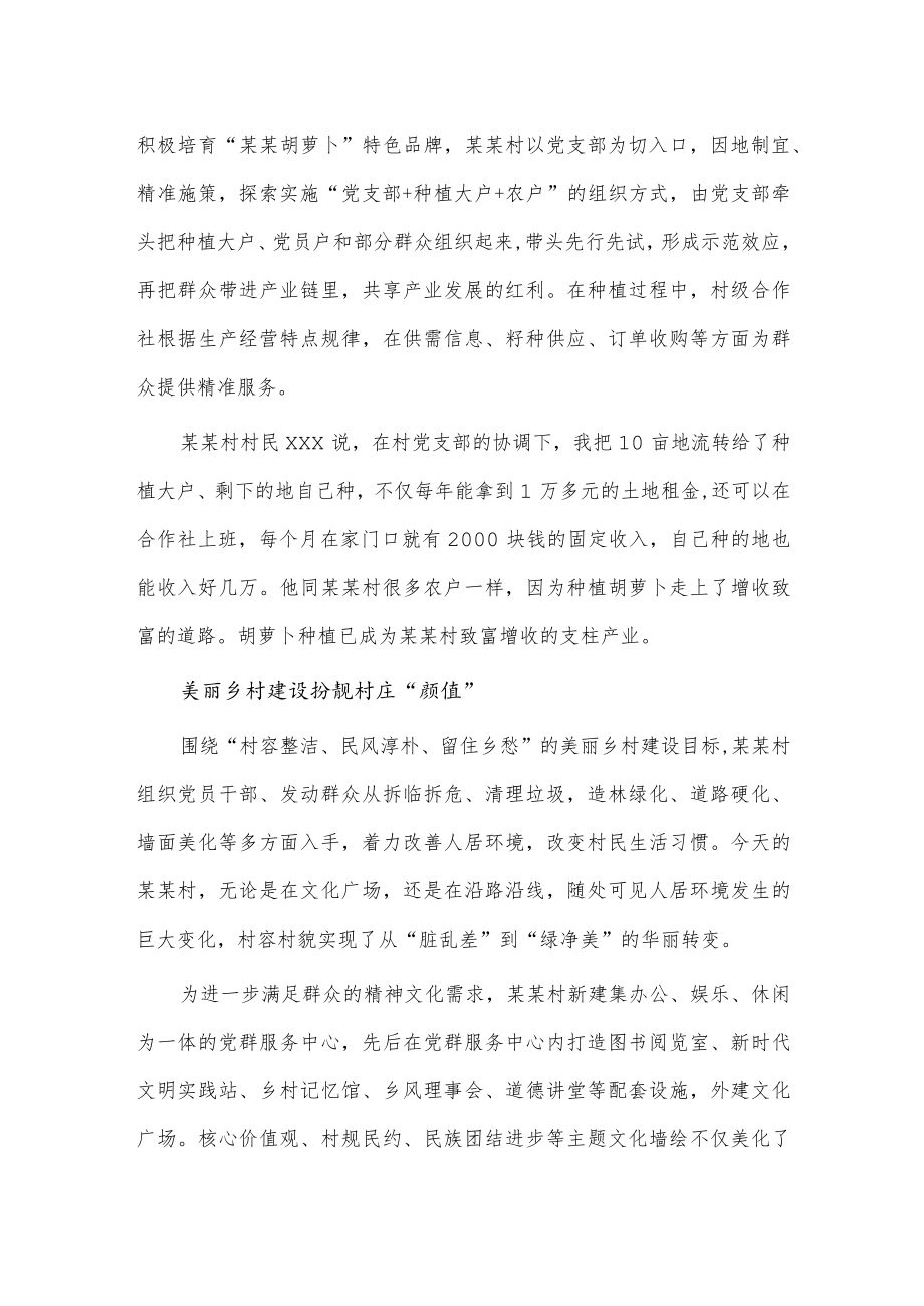 党建引领乡村振兴经验交流材料供借鉴.docx_第2页