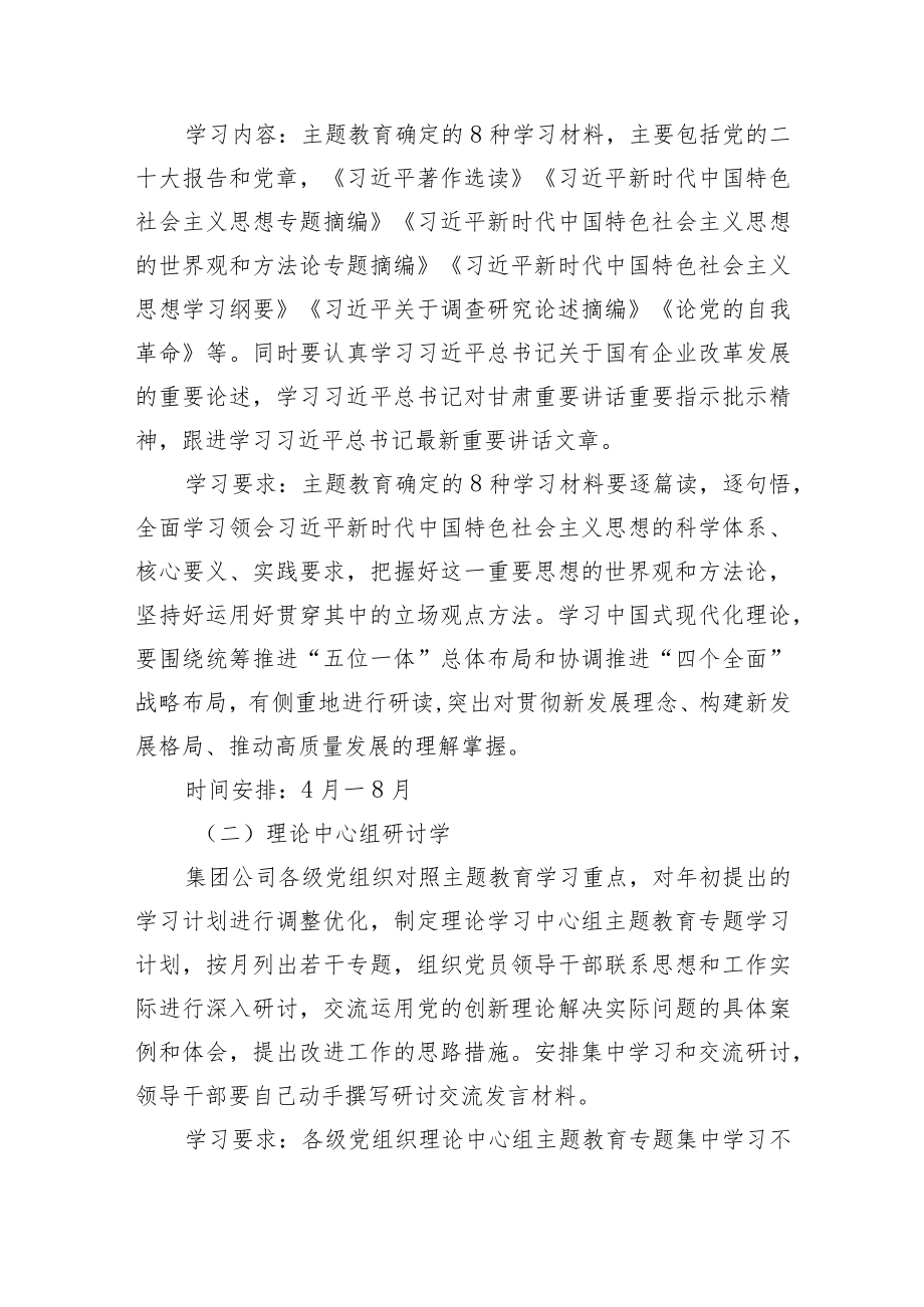 【主题教育】集团公司关于深入开展学习贯彻主题教育的学习研讨方案.docx_第2页