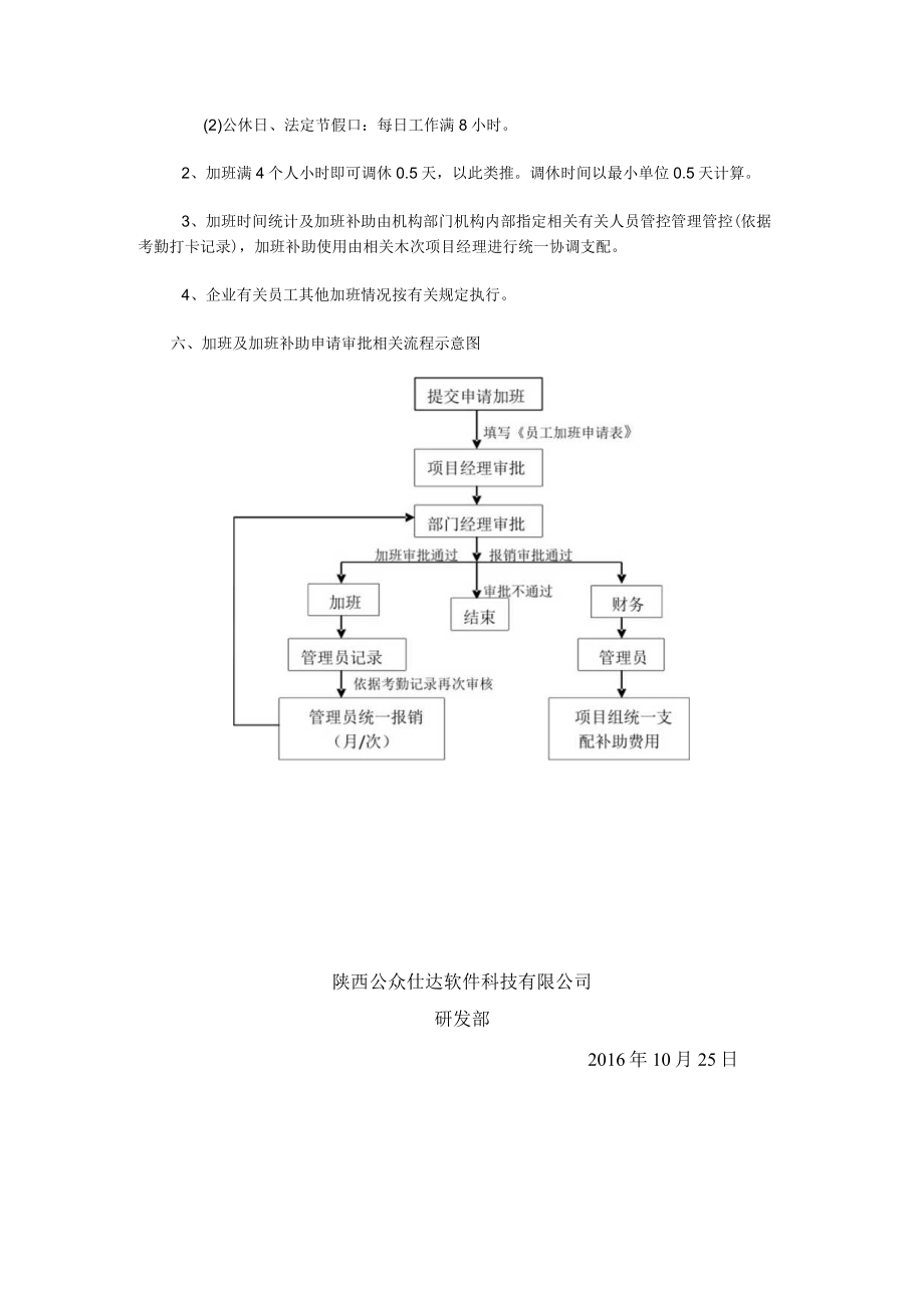 办公文档范本研发部加班及加班补助管理办法.docx_第2页