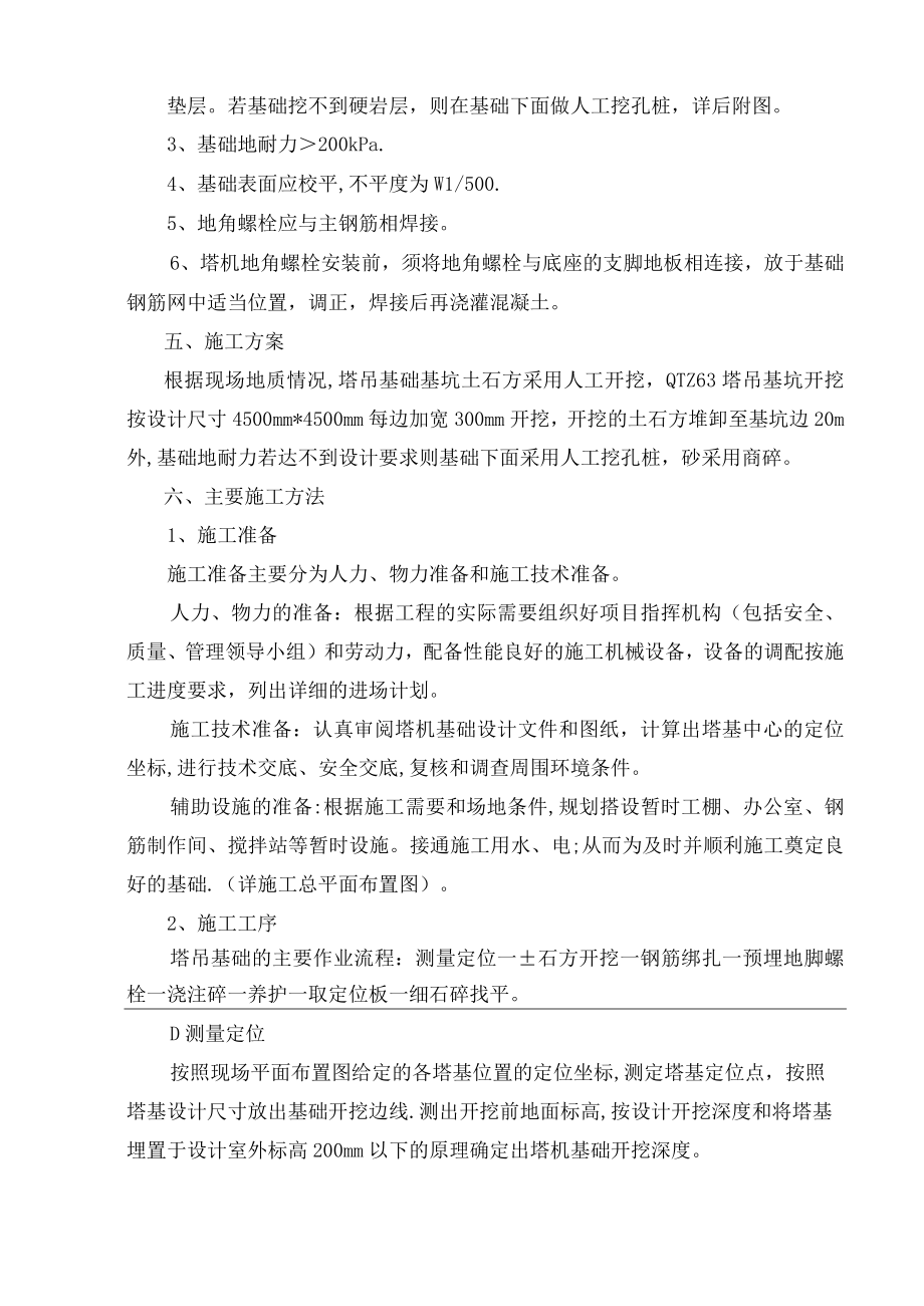 华宇阳光尚座工程塔吊基础施工方案.docx_第3页