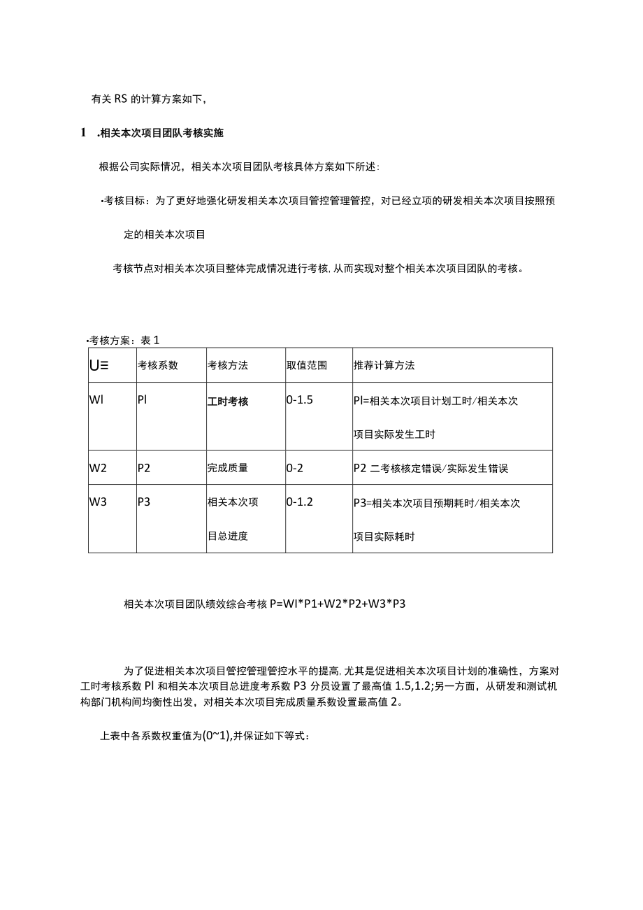 办公文档范本研发人员绩效考核.docx_第2页