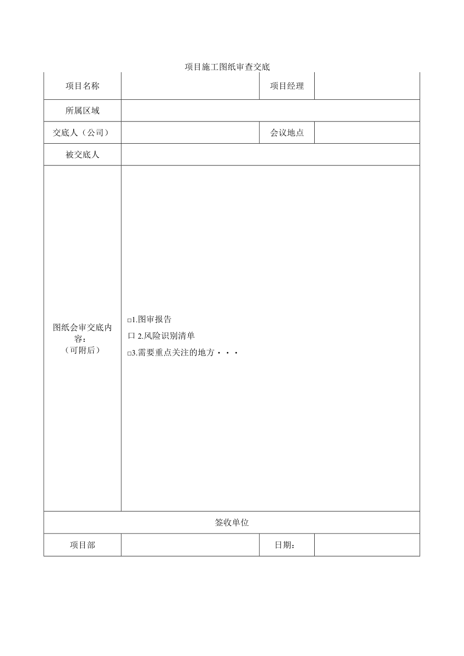 建筑施工图纸审查交底.docx_第1页