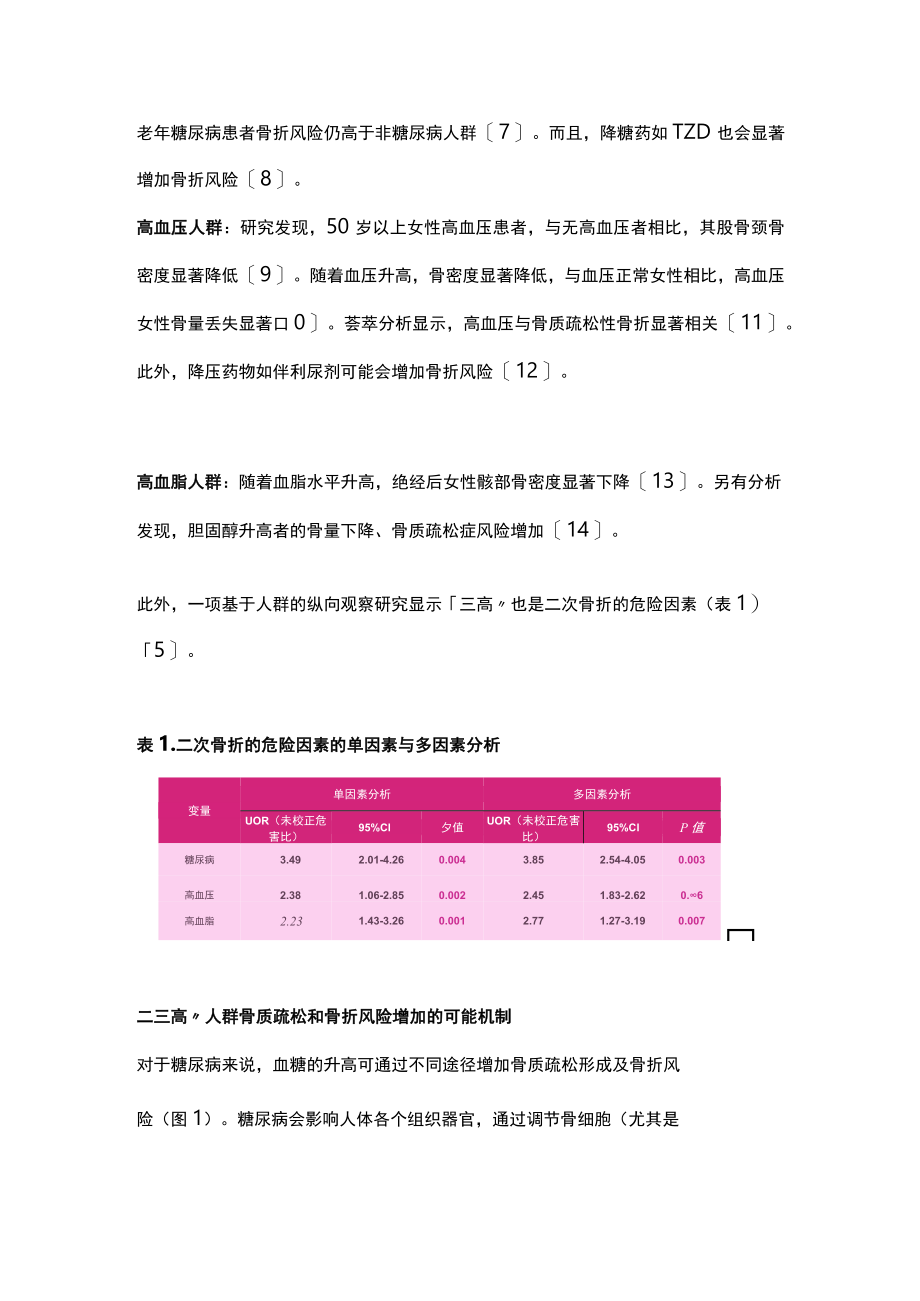 2023“三高”人群的骨质疏松及骨折风险的防治（全文）.docx_第2页