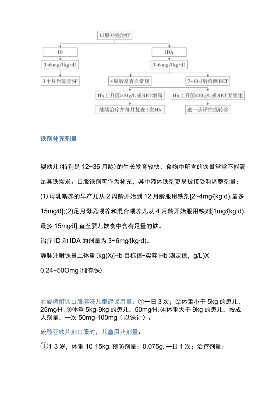 2023儿童缺铁性贫血用药要点（全文）.docx_第3页