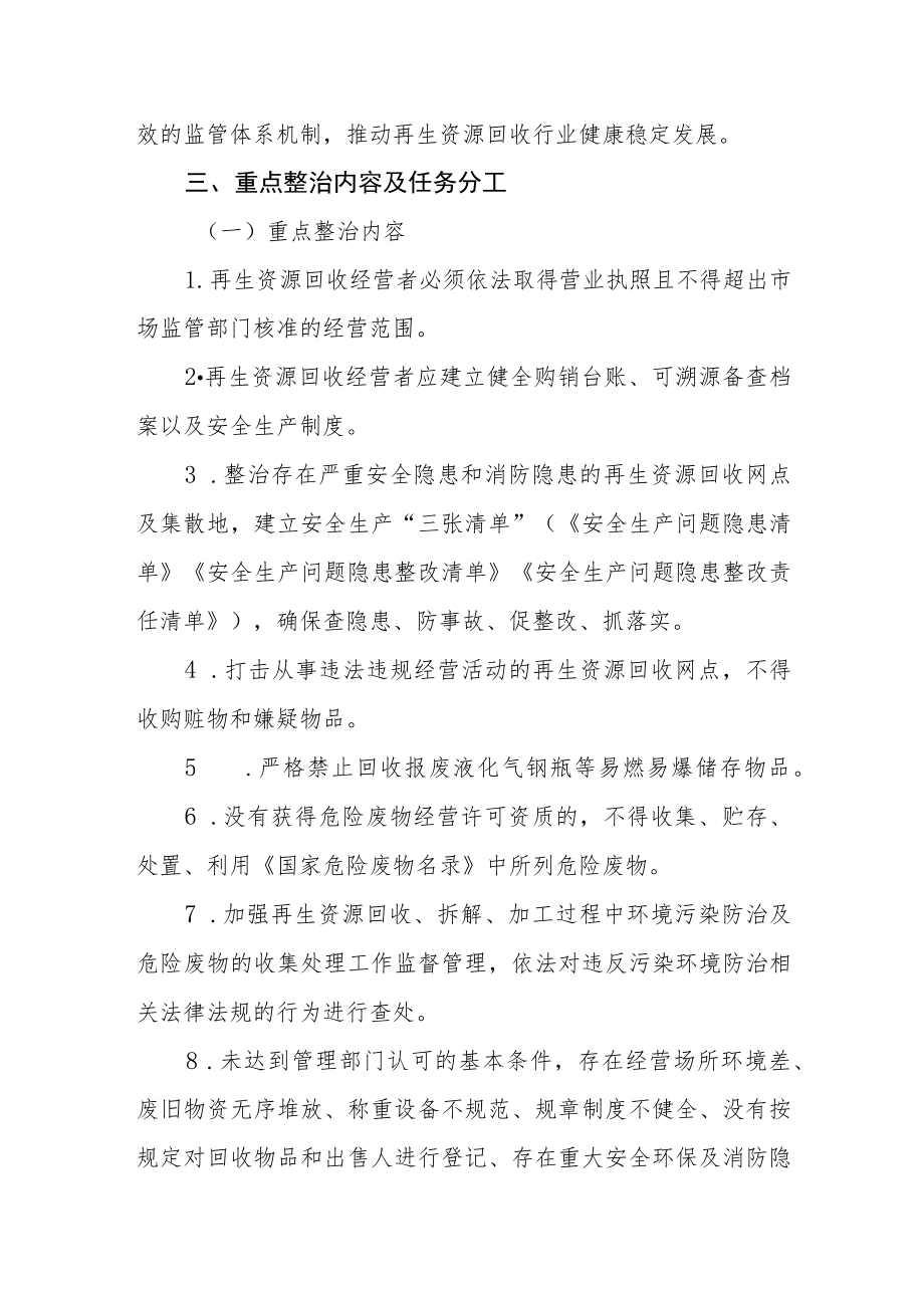 再生资源回收专项整治工作实施方案.docx_第2页