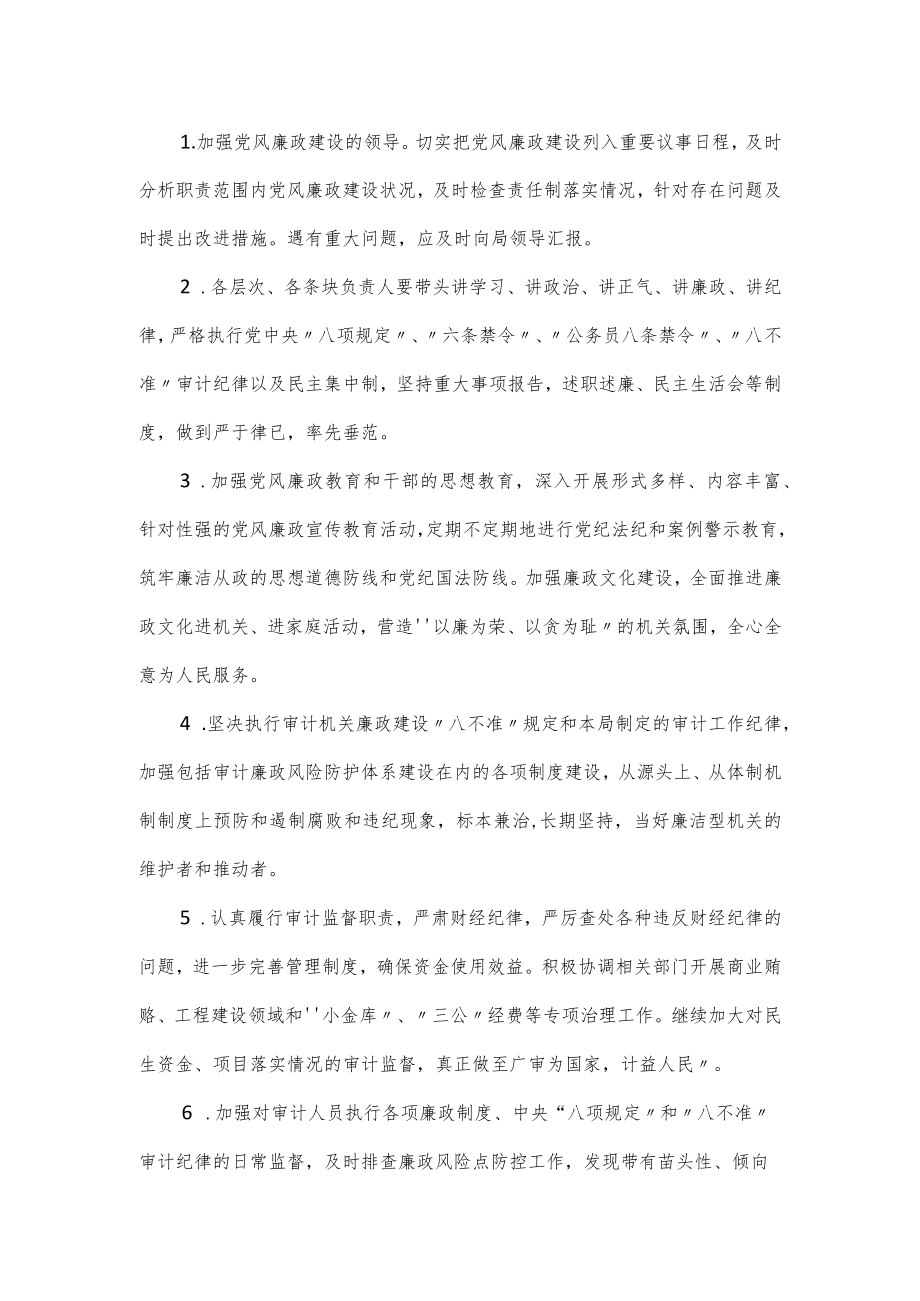 审计局党风廉政建设责任书.docx_第2页