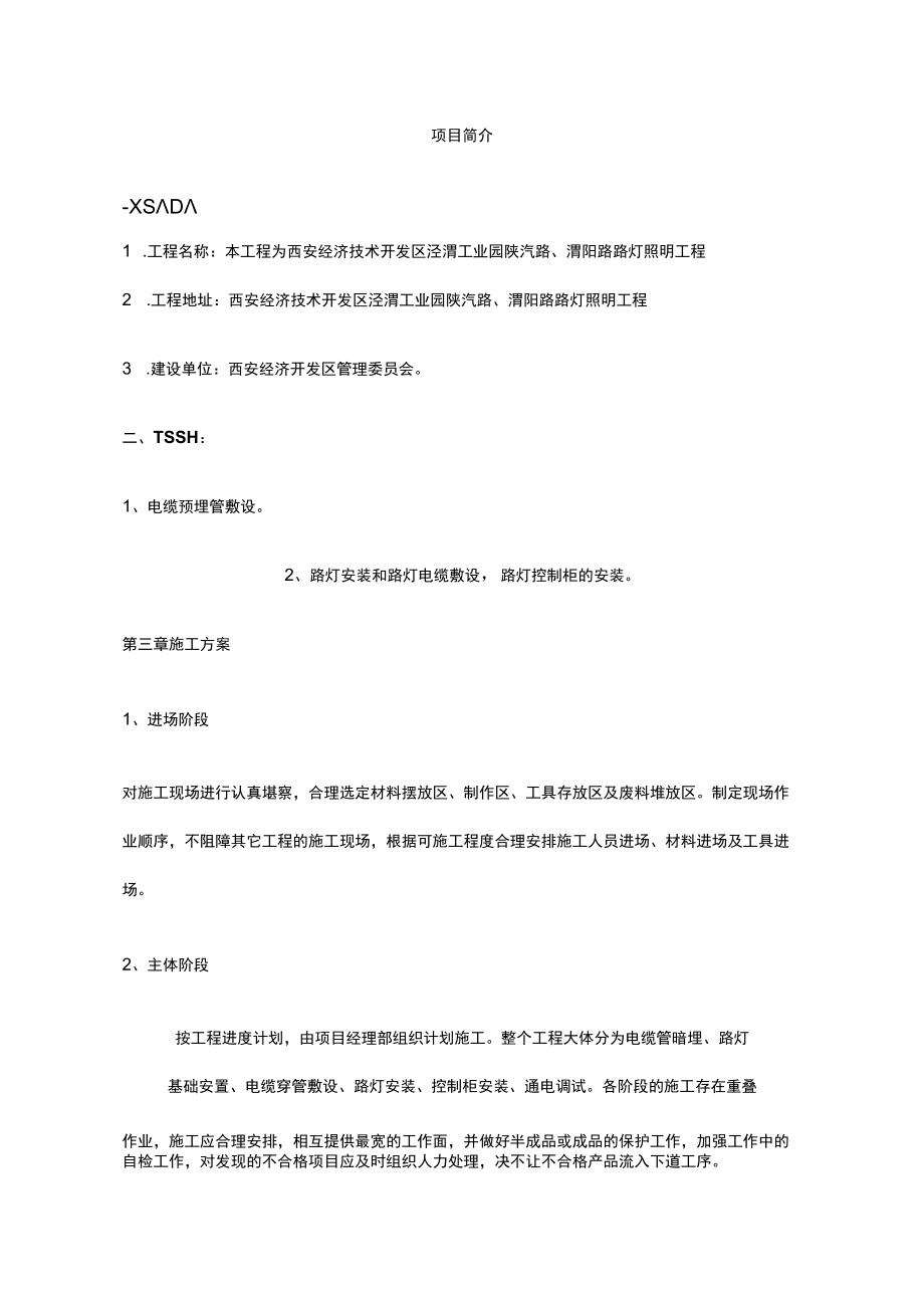 路灯照明工程施工组织设计.docx_第2页