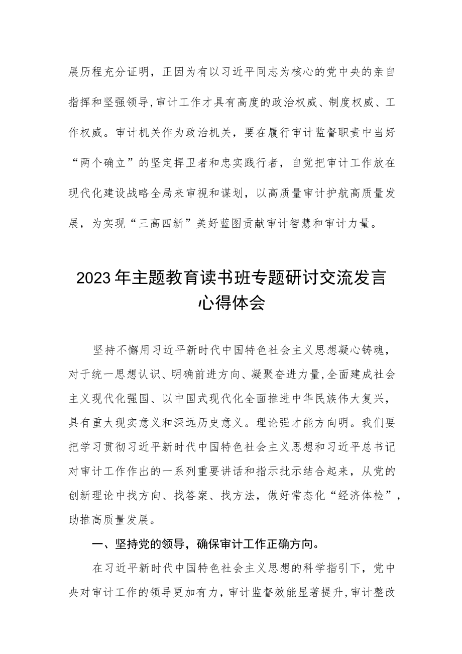 审计干部关于2023年主题教育心得体会三篇.docx_第3页