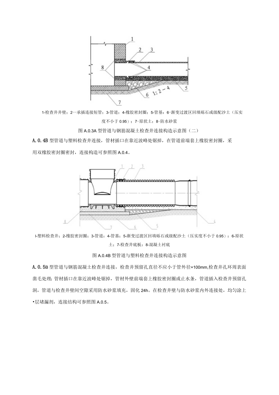 埋地排水管道与检查井连接、闭水试验.docx_第3页