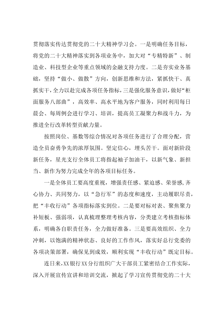 银行出纳《学习贯彻党的二十大精神》个人心得体会 （合计6份）.docx_第2页