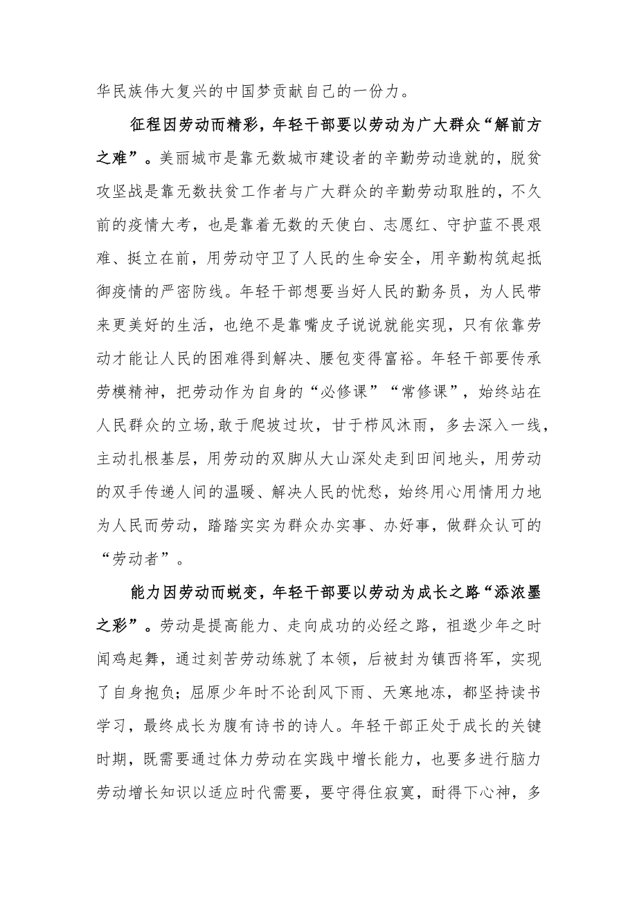 2023年5月1日第133个国际劳动节活动开展心得体会.docx_第2页