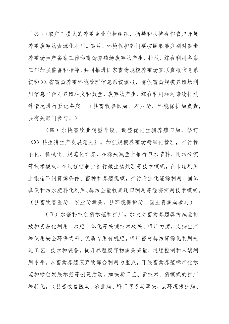 XX县畜禽养殖废弃物资源化利用工作方案.docx_第3页