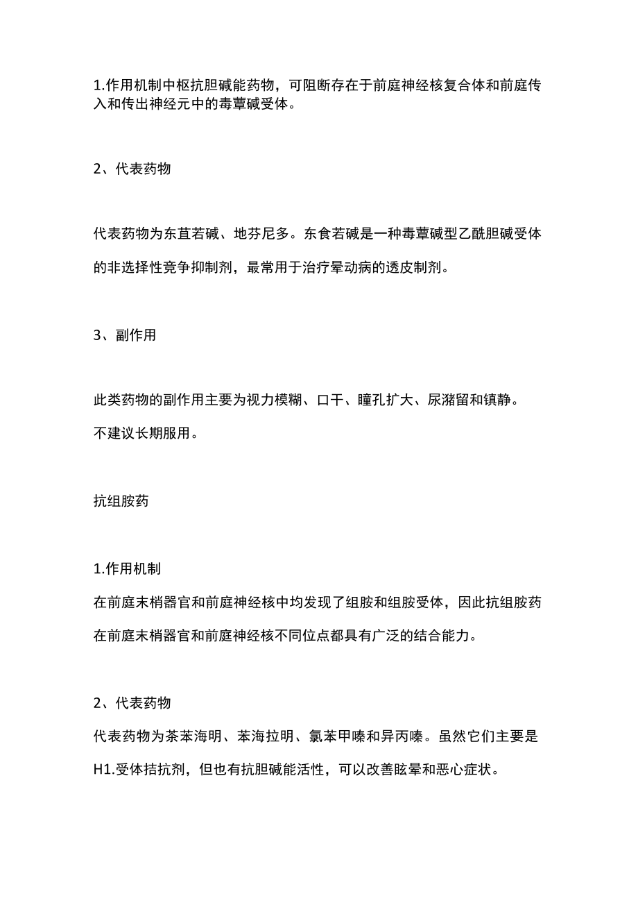 2022眩晕治疗药物清单（全文）.docx_第2页