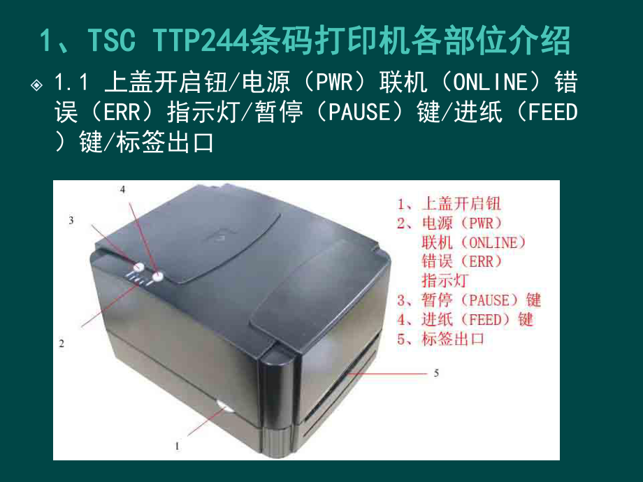 TSCTTP244标签打印机操作手册解析.ppt_第2页