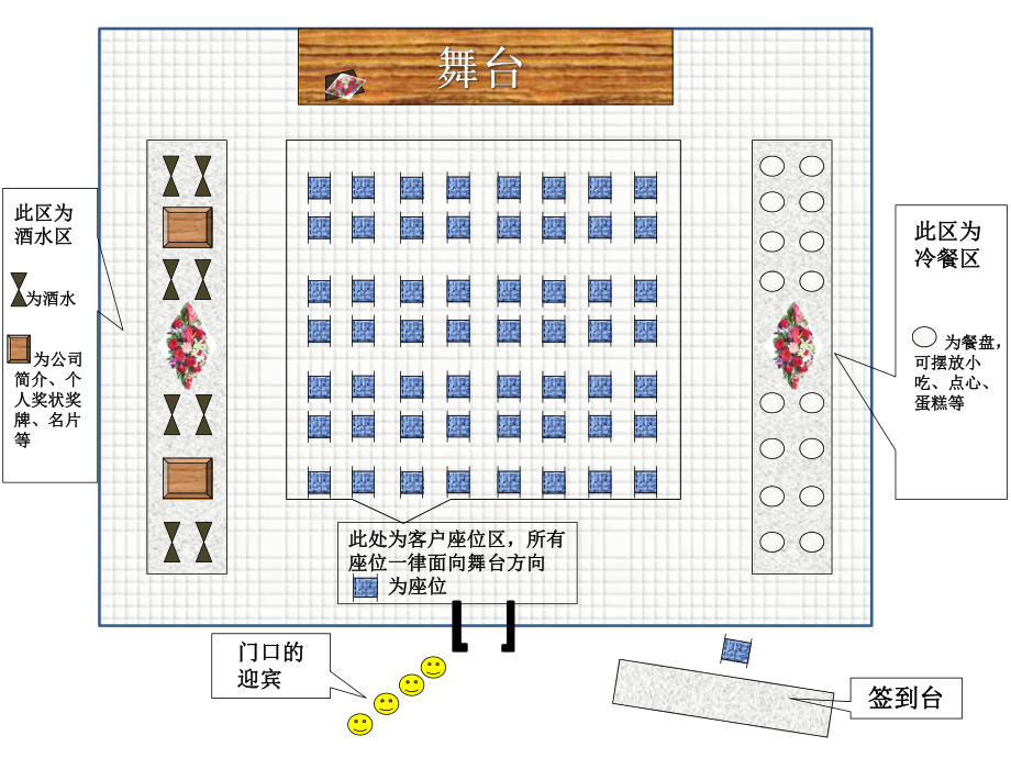 酒会平面布置图.pptx_第1页