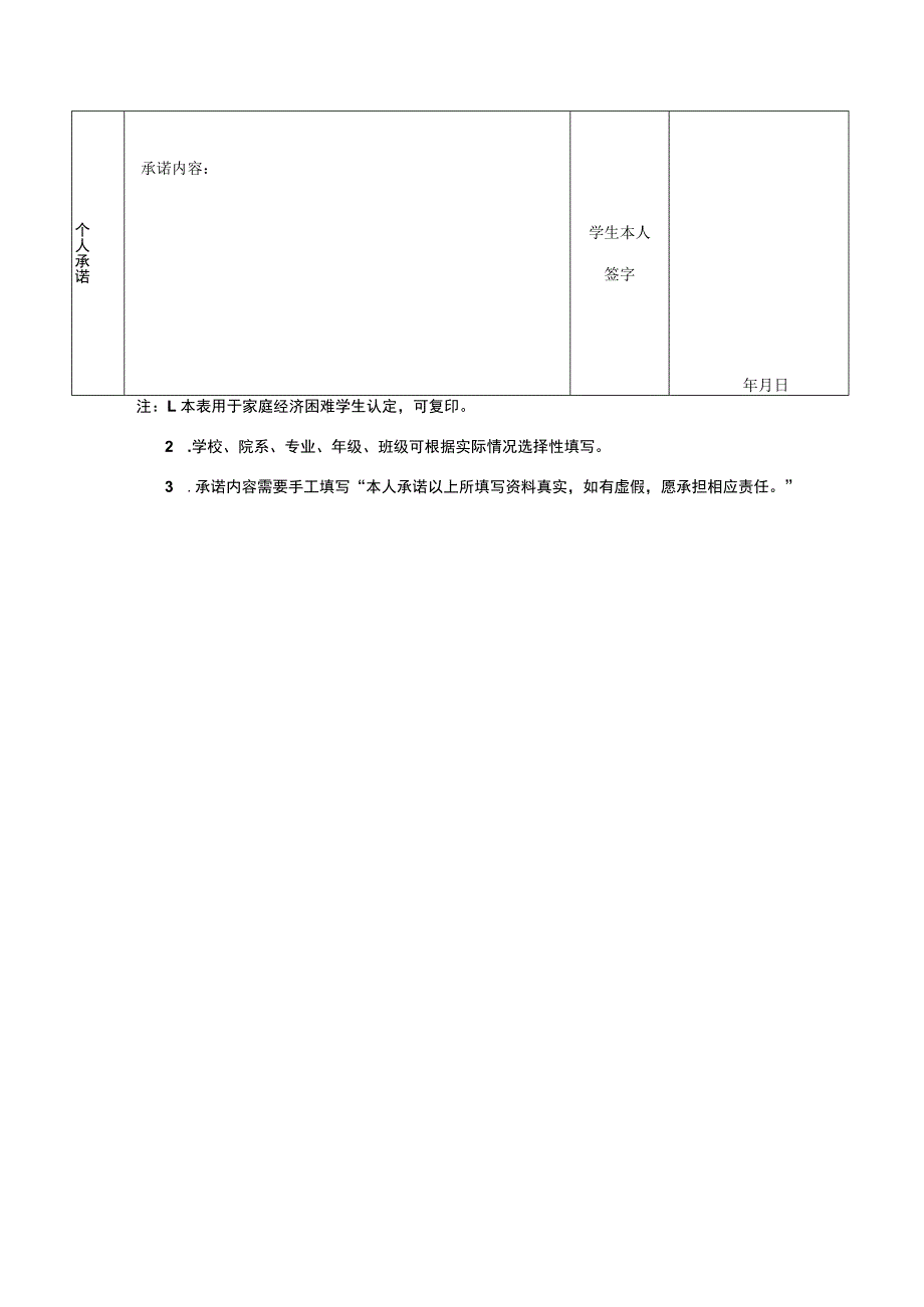 湖北经济学院法商学院家庭经济困难学生资助申请认定表.docx_第2页