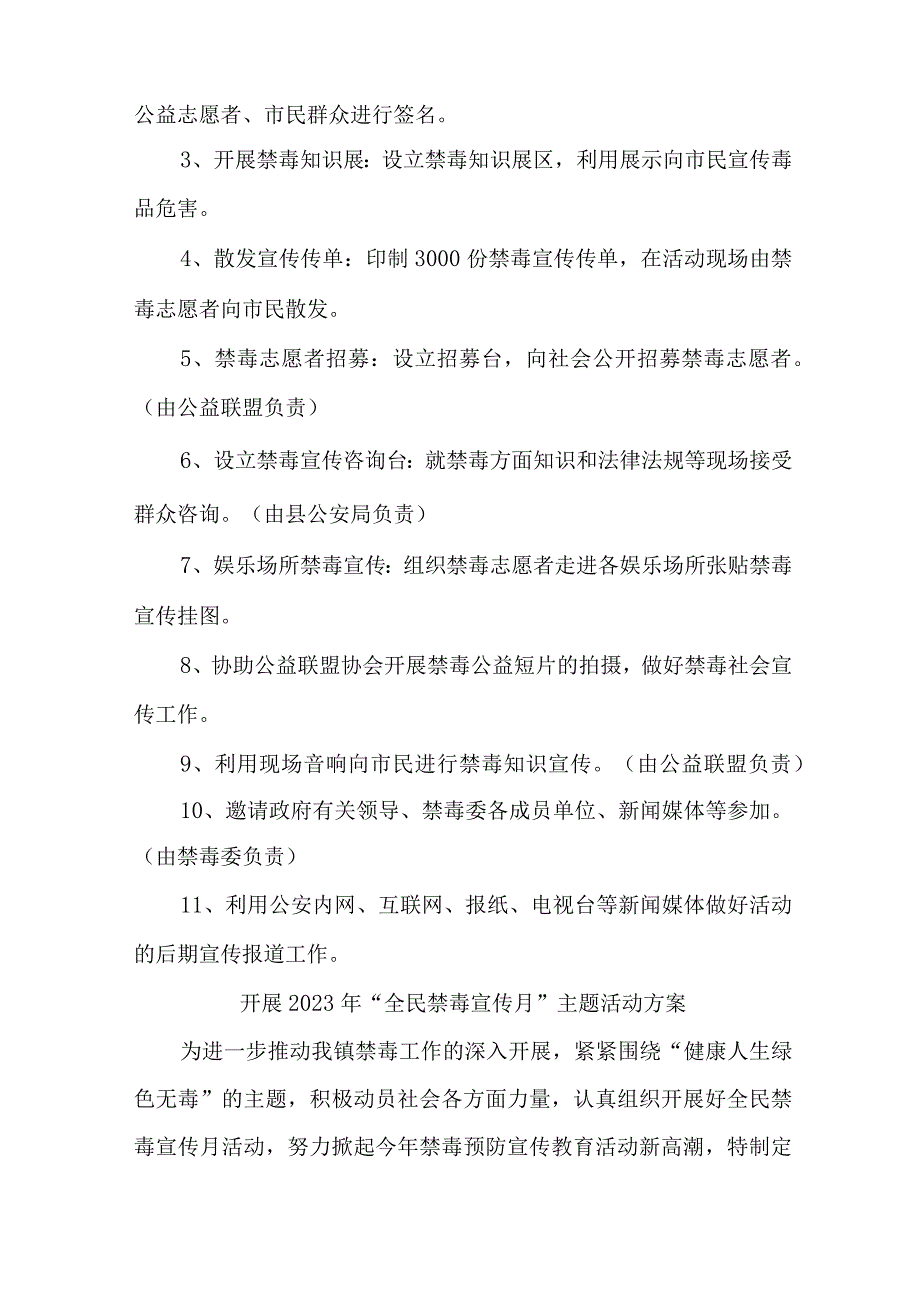 市区公安缉毒大队开展2023年全民禁毒宣传月主题活动方案 合计7份.docx_第2页