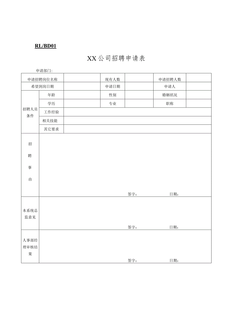 某企业行政管理表格人力资源表单(doc 35页).docx_第1页