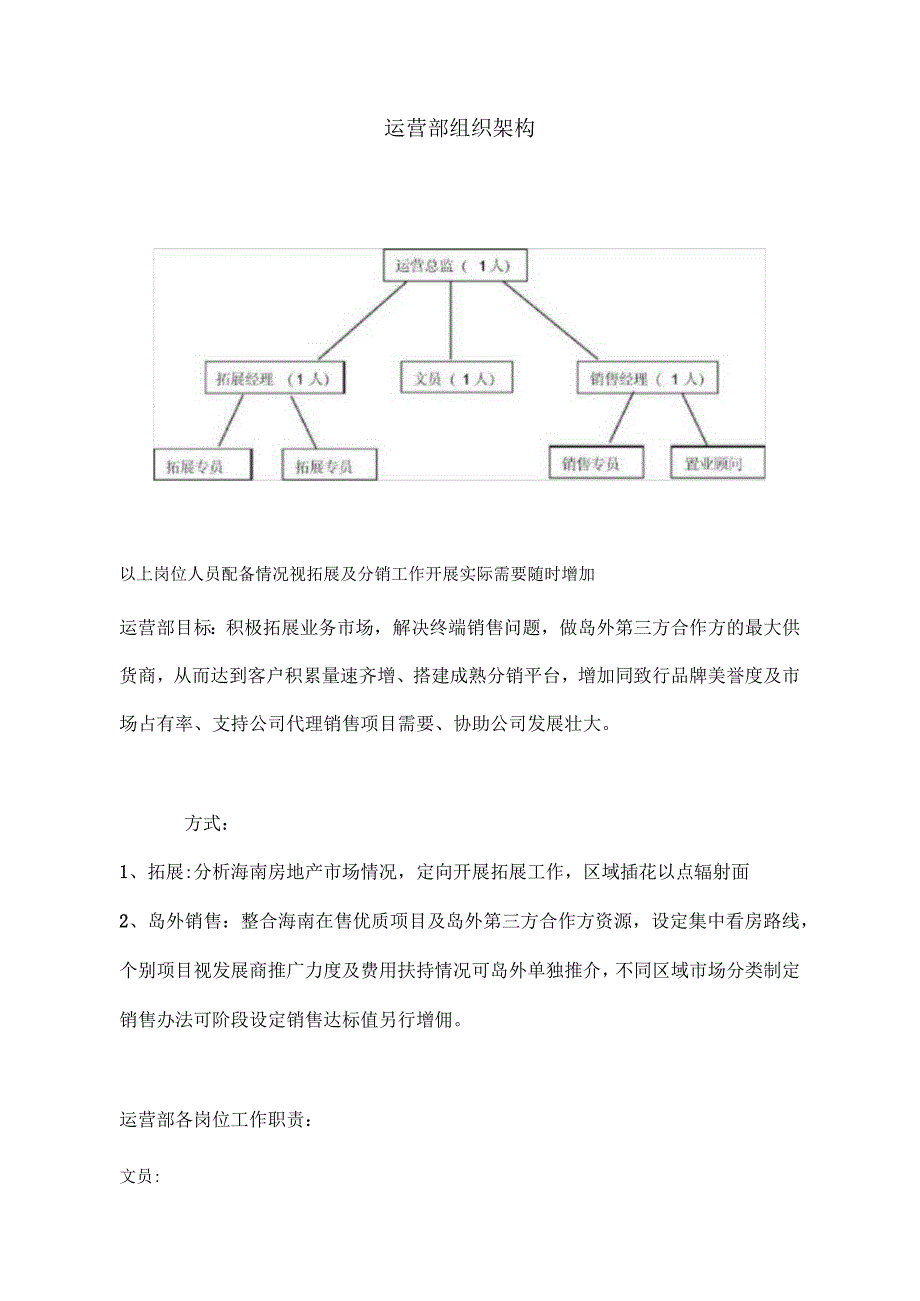 房地产运营部门管理运营机制.docx_第1页