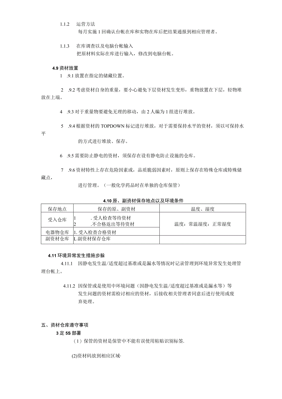 模具公司仓库管理规则资材出入库、放置、盘查管理制度.docx_第3页