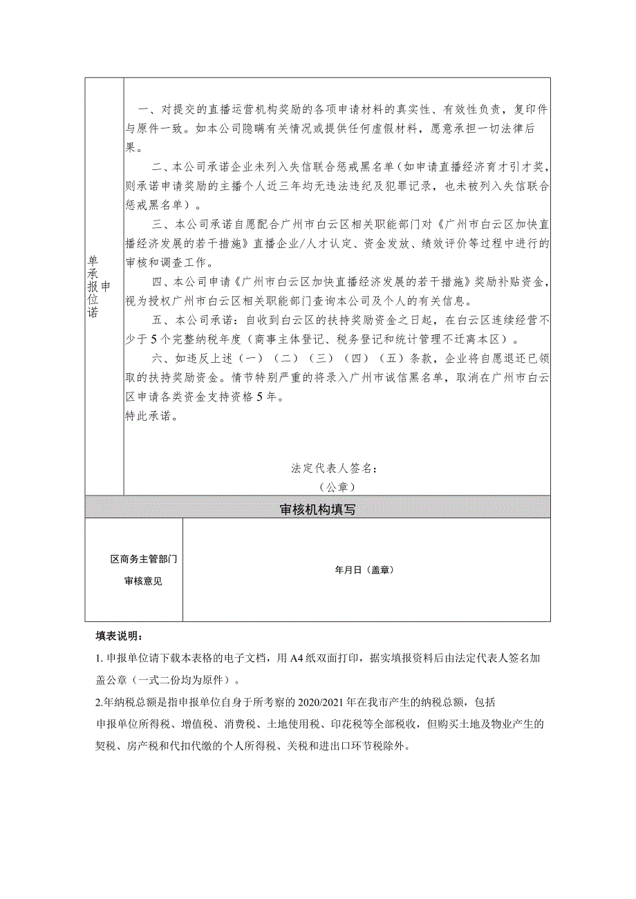 直播运营机构奖励申请审批表.docx_第2页