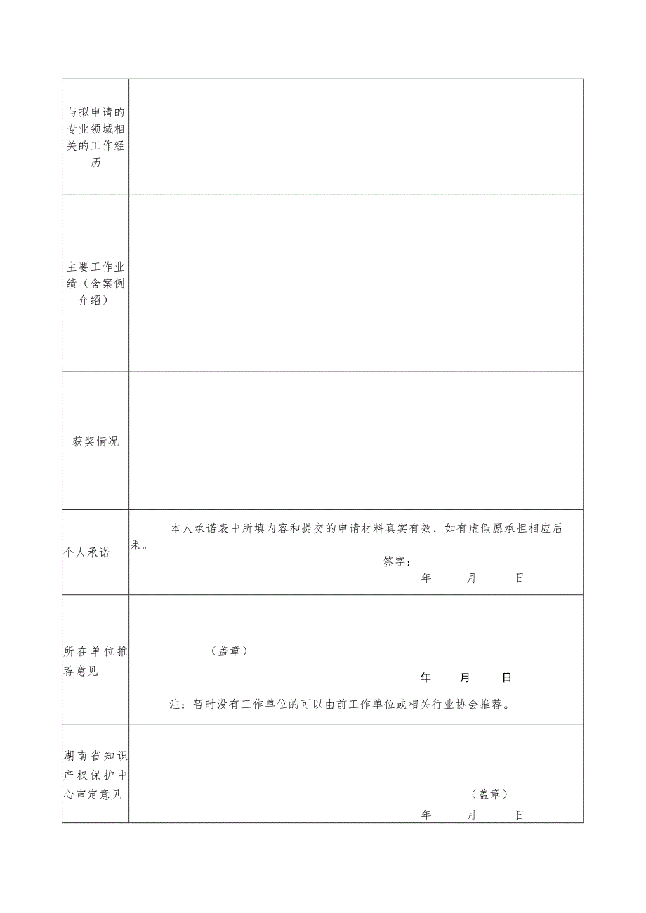 常德市知识产权行政保护技术调查官申请表.docx_第2页