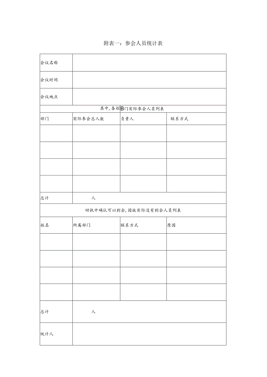 某企业参会人员统计表(doc 2页).docx_第1页