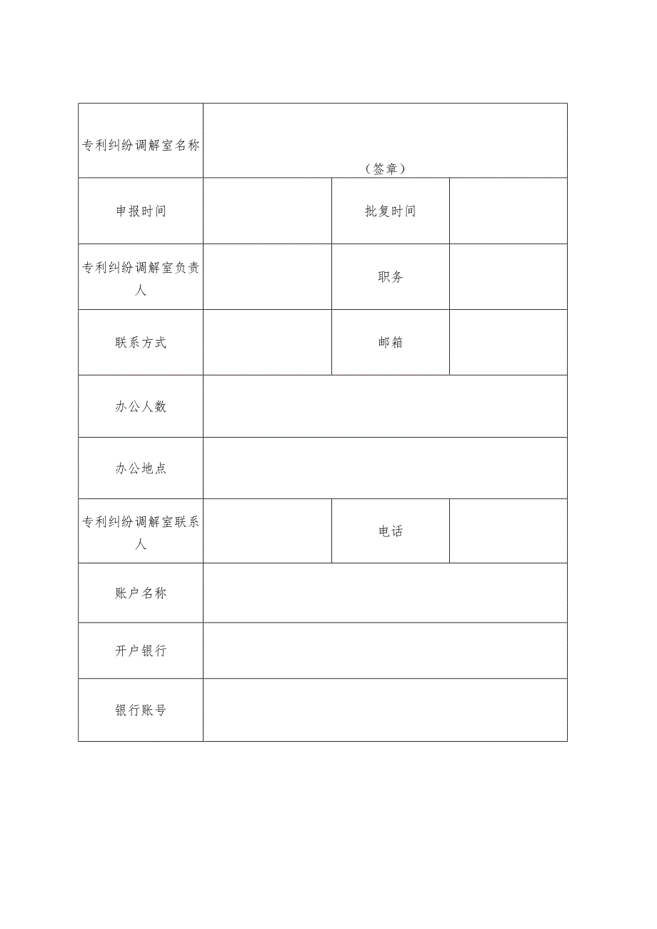 洛阳市新设立的专利纠纷调解室补助申请表.docx_第2页