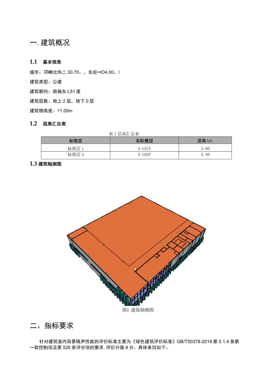 市民文体活动中心（体艺健身中心提档升级）项目--室内背景噪声计算分析报告.docx_第2页