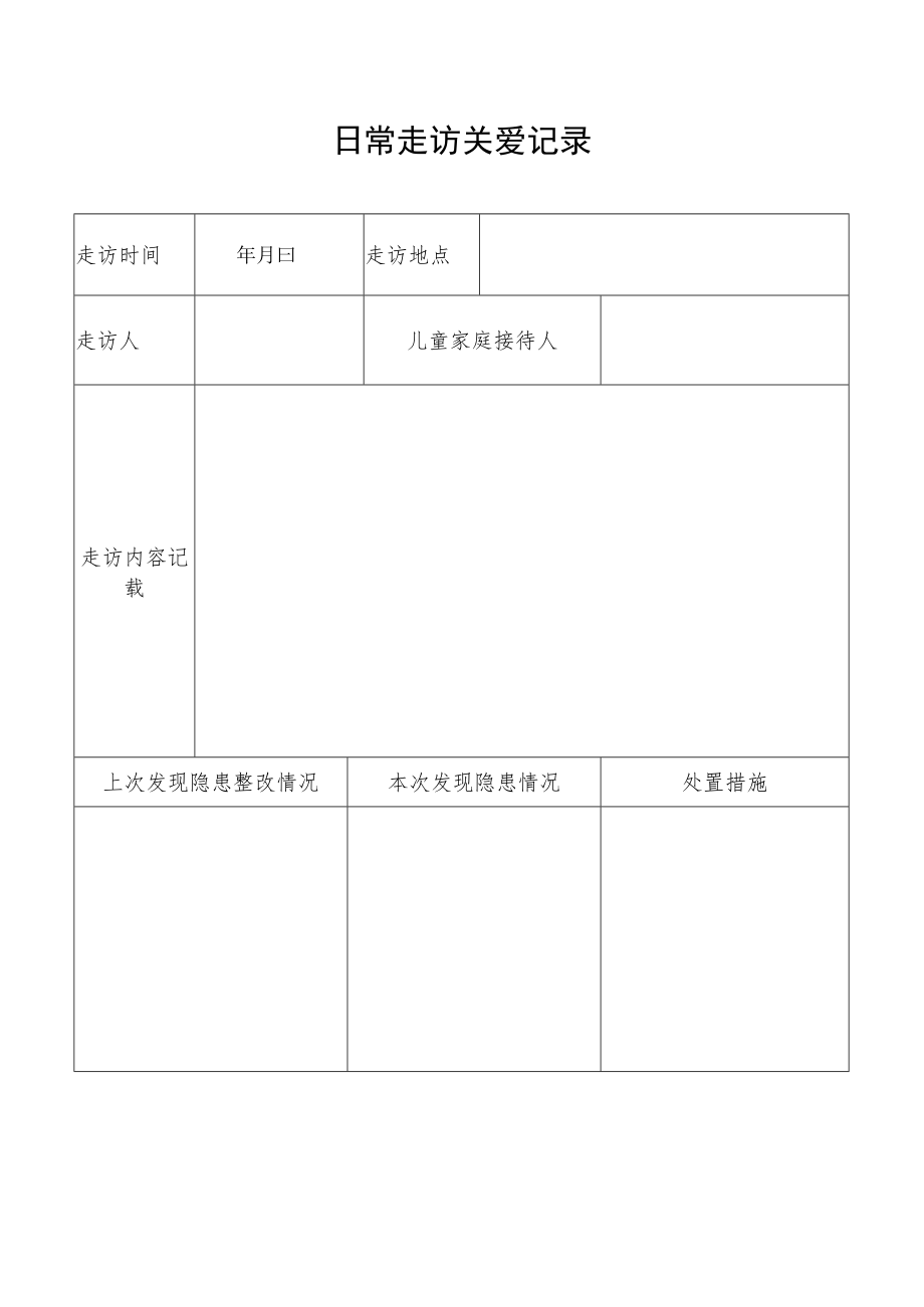 日常走访关爱记录.docx_第1页