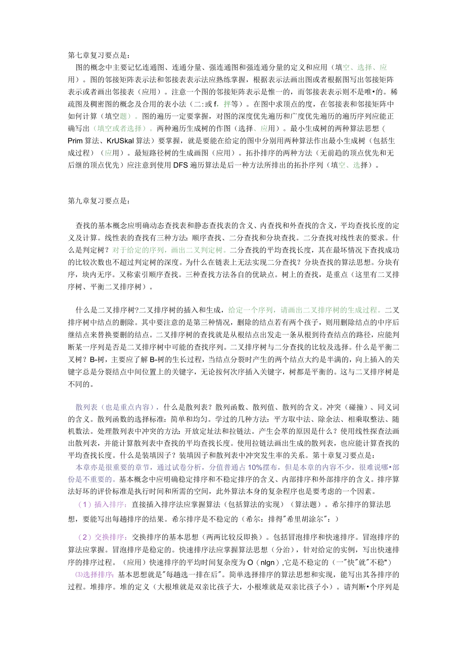 大学数据结构复习要点.docx_第2页