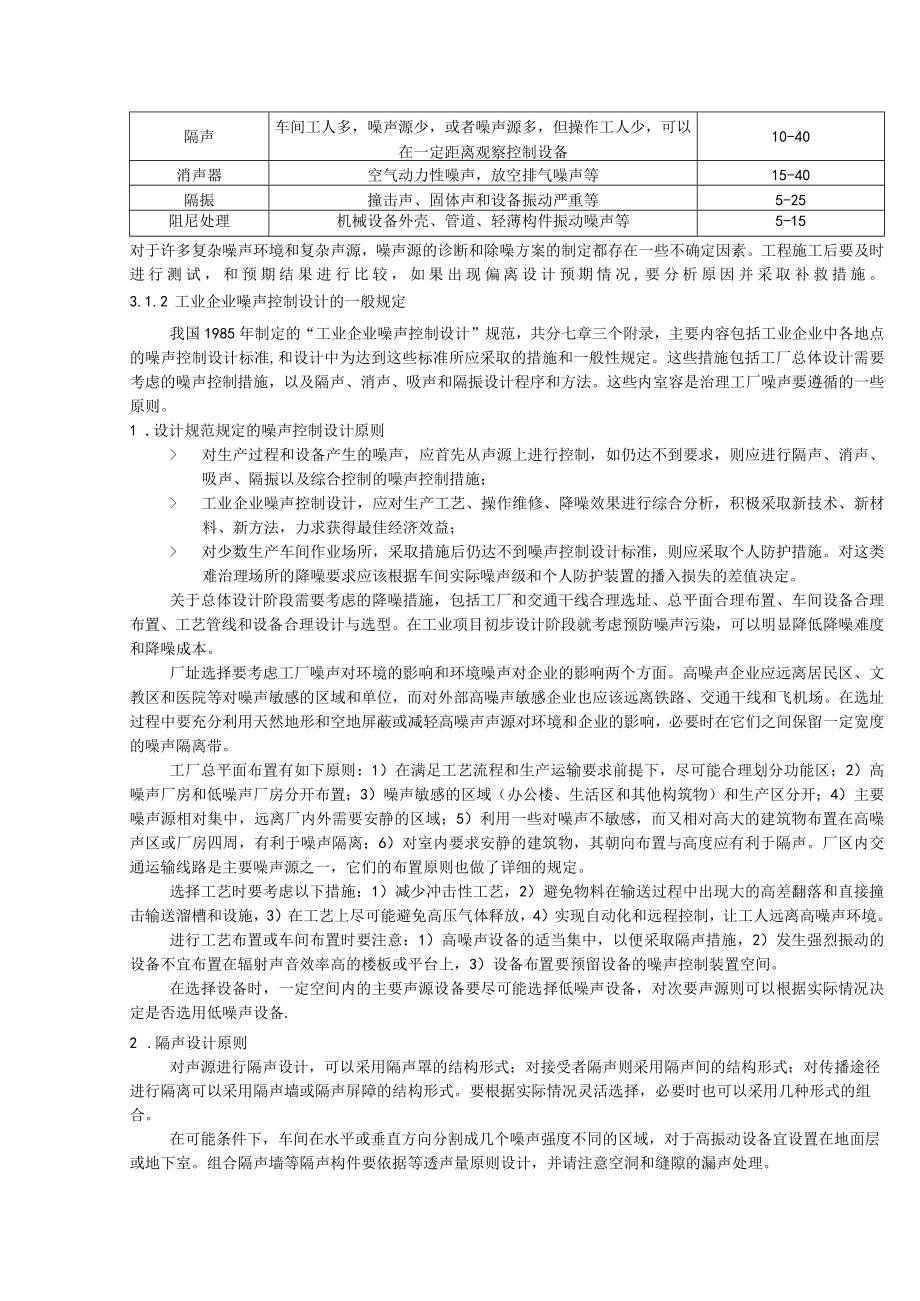 湖大噪声控制工程讲义03噪声治理工程设计规范与实例.docx_第2页