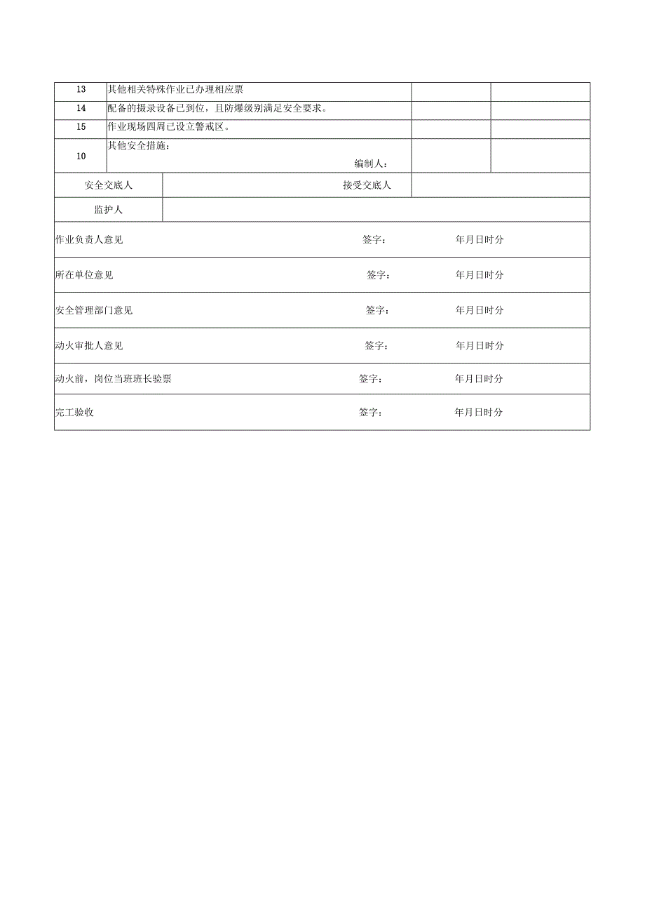 （最新）动火安全作业票.docx_第2页