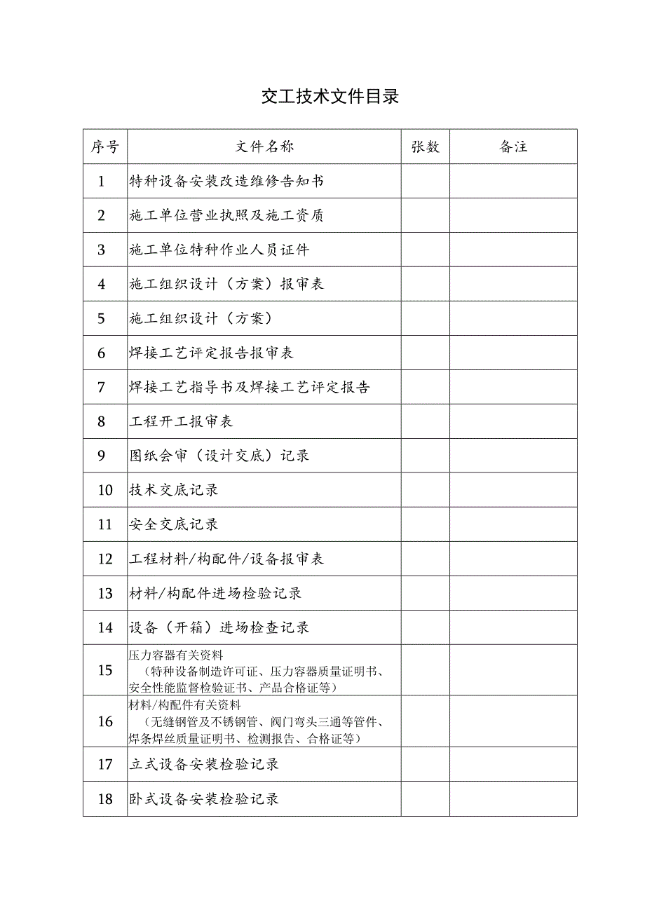 工艺设备安装工程技术交工文件.docx_第3页