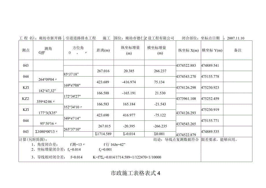 市政施工表格表式4.docx_第1页