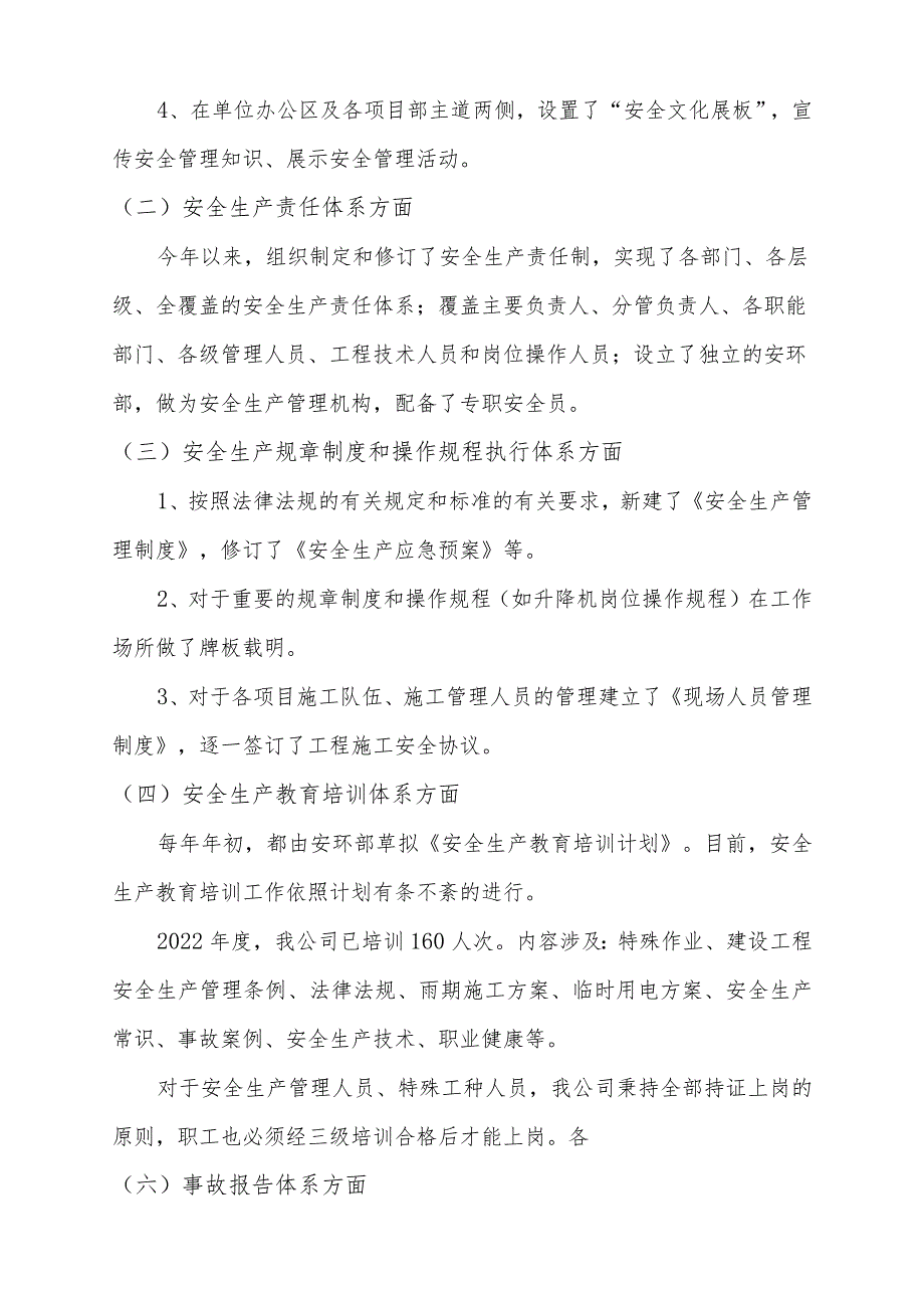 年度企业安全生产主体责任履职报告（文字稿）.docx_第2页