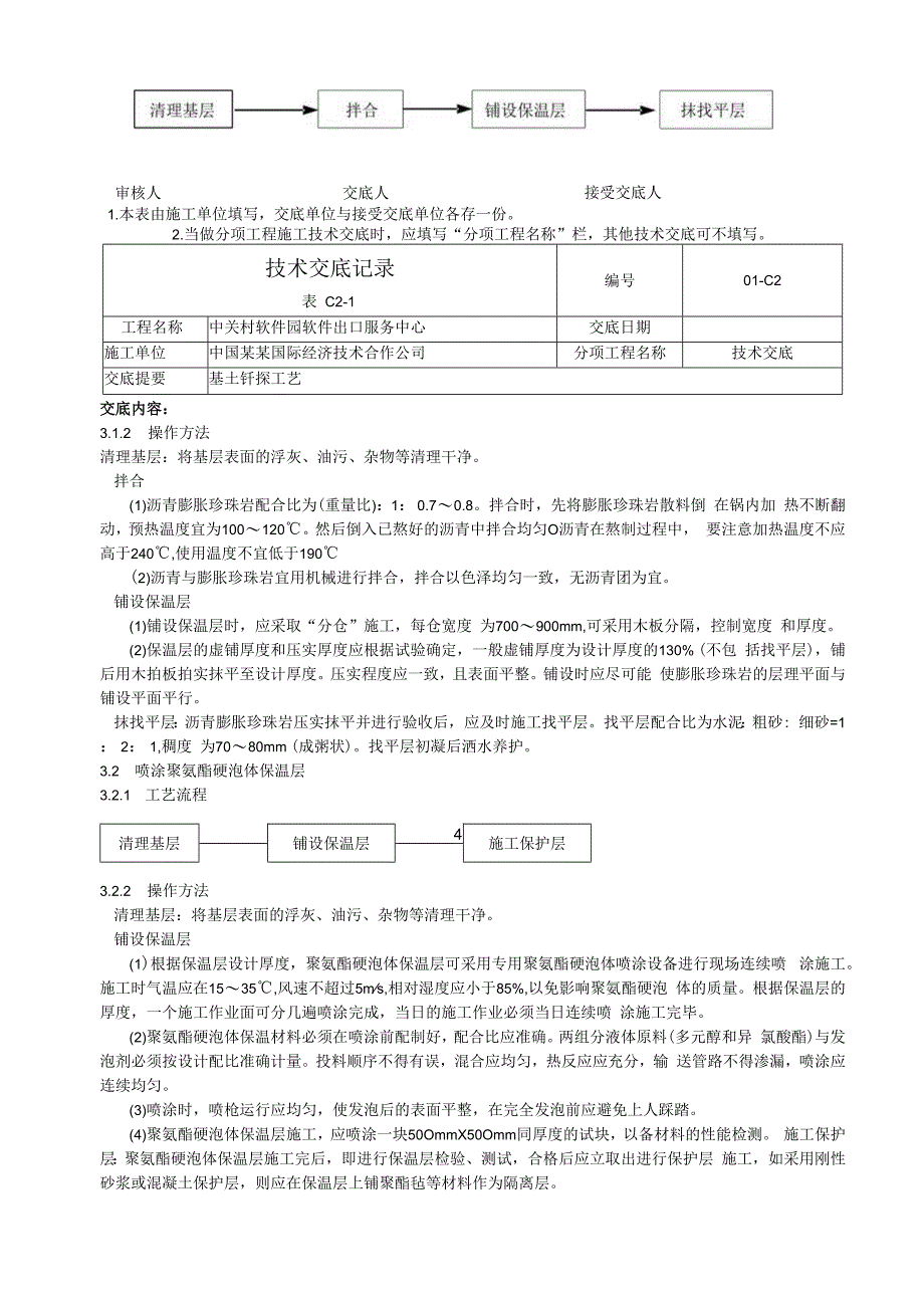 屋面整体保温层施工工艺标准技术交底.docx_第2页